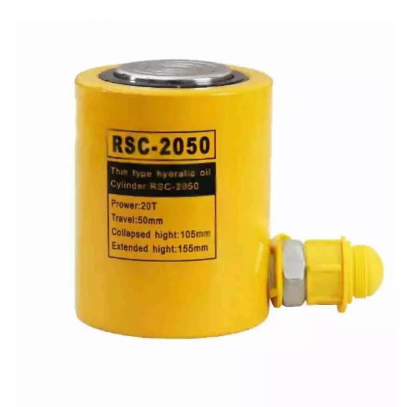 Nutronics Hydraulic RAM Cylinder Jack Hand Pump 20 Ton (20000 Kg) Capacity 2 inch (50 mm) Stroke