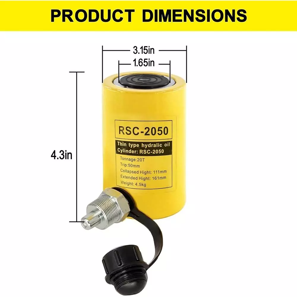 nutronics-hydraulic-ram-cylinder-jack-hand-pump-20-ton-20000-kg-capacity-2-inch-50-mm-stroke