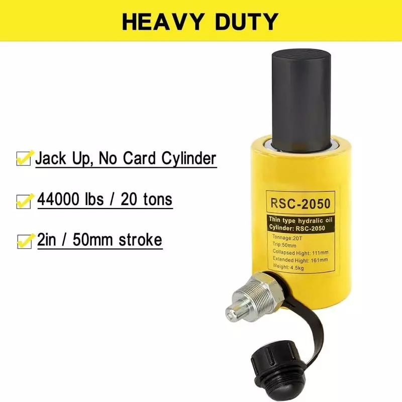 nutronics-hydraulic-ram-cylinder-jack-hand-pump-20-ton-20000-kg-capacity-2-inch-50-mm-stroke