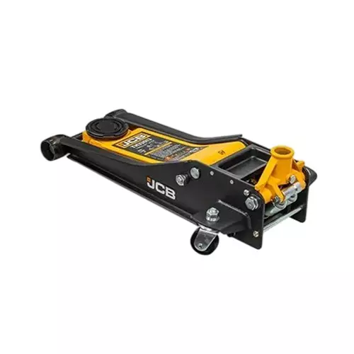 JCB Hydraulic Floor Jack with Rubber Pad 2.5 Ton (2500 Kg) Load Capacity for Automobile Industry, JCB-TH32515