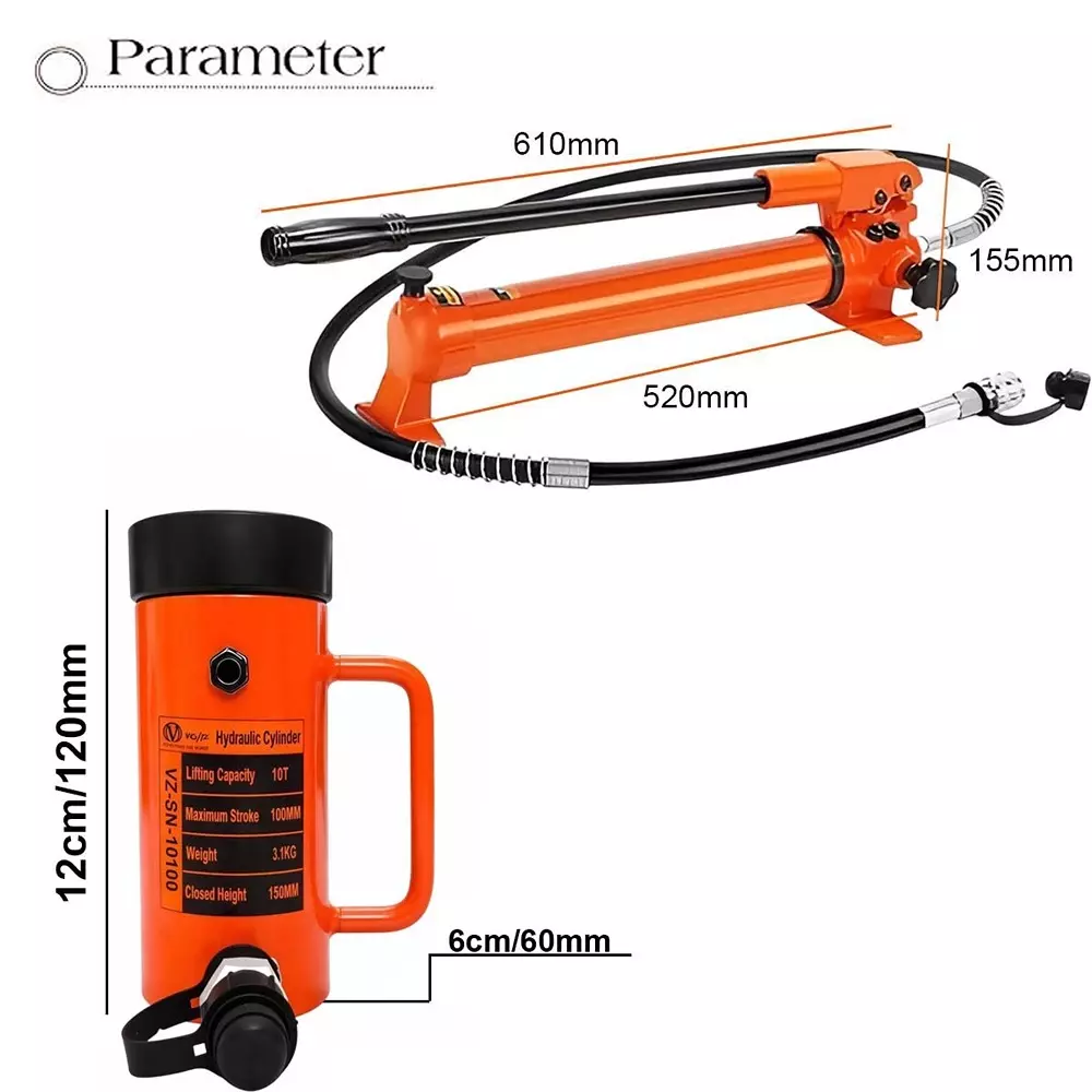 voltz-hydraulic-lifting-jack-with-cp-700-hydraulic-pump-single-acting-10-ton-lifting-capacity-and-100-mm-stroke-vz-sn-10100