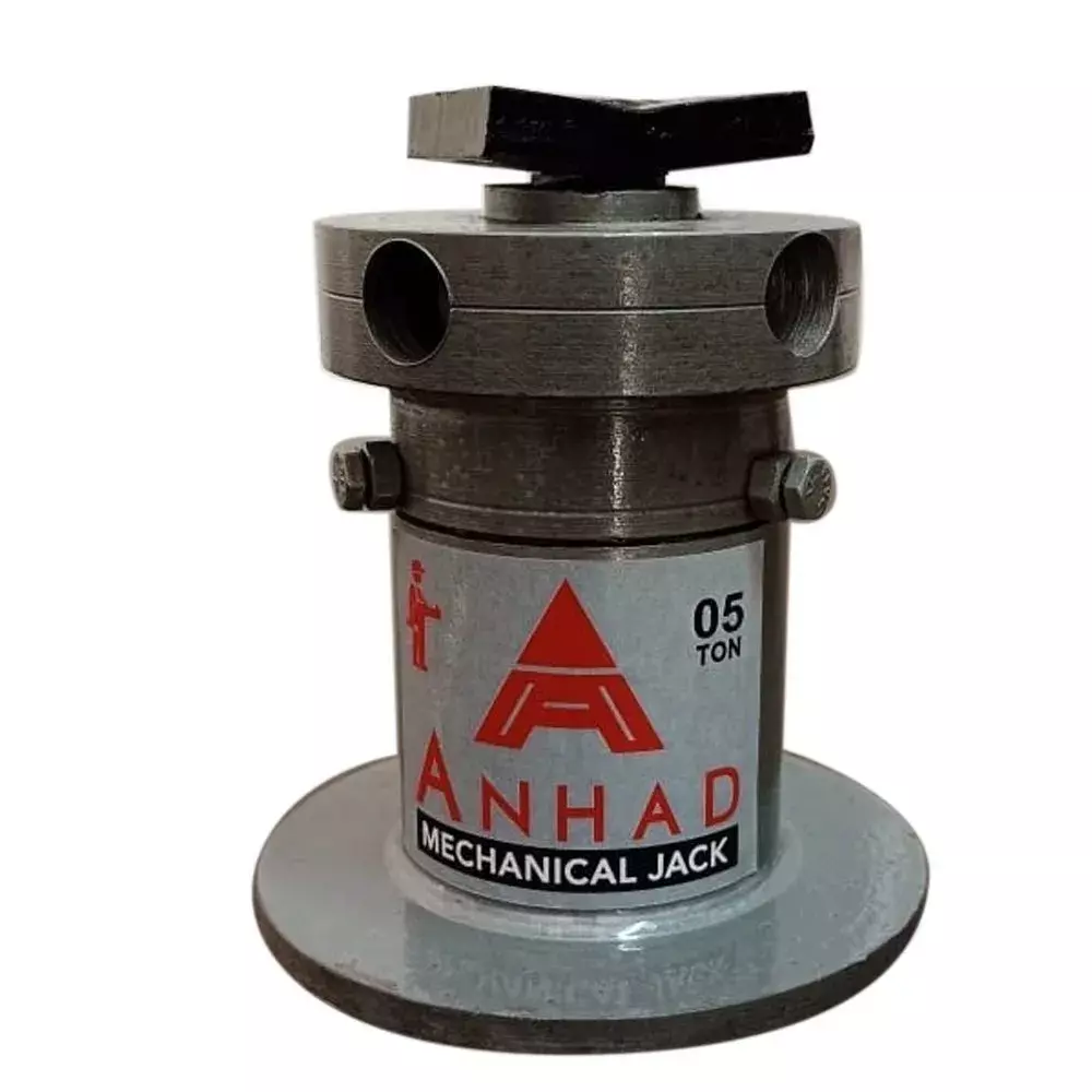 ANHAD Mechanical Screw Jack 5 Ton Capacity Mild Steel for Automotive Industry