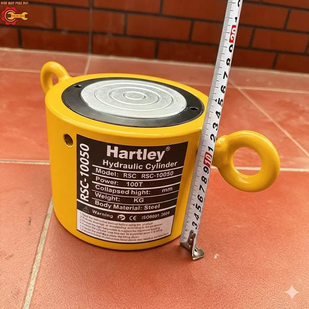 nutronics-hydraulic-cylinder-jack-kit-with-hand-pump-alloy-steel-50-mm-yellow-100-ton-100000-kg-load-capacity-for-industrial-use-rsc-10050700a