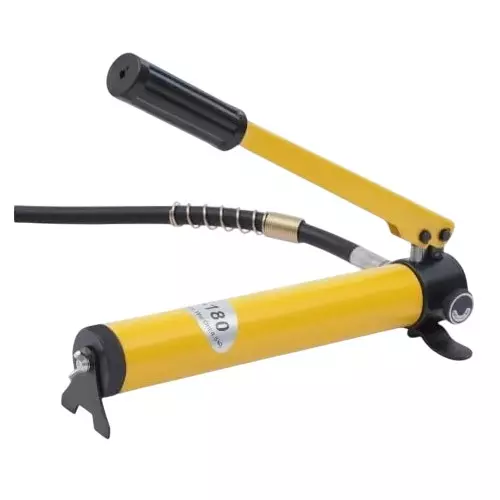 Nutronics Hydraulic Cylinder Jack Kit with Hand Pump Metal 100 mm 10 Ton (10000 Kg) Load Capacity for Industrial Uses, RSC-10100+180