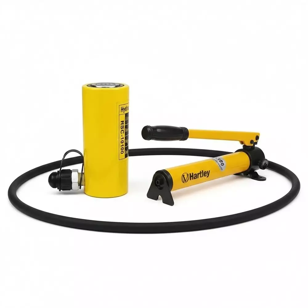 nutronics-hydraulic-cylinder-jack-kit-with-hand-pump-metal-100-mm-yellow-10-ton-10000-kg-load-capacity-for-industrial-use-rsc-10100180