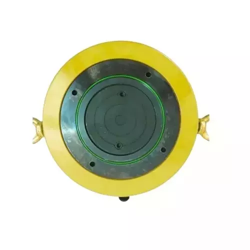 Hartley  Hydraulic Cylinder Jack with Hand Pump Kit 100 Ton (100000 Kg) Load Capacity Alloy Steel  Yellow, RSC-10050+700A