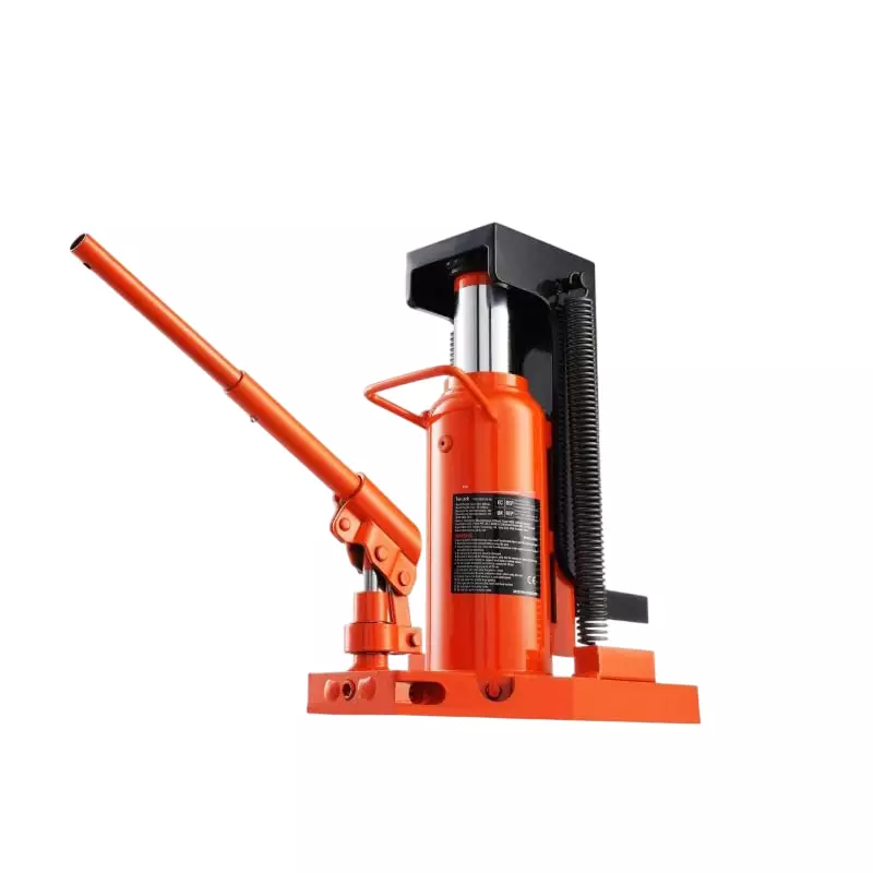 Hartley Hydraulic Lifting Toe Jack Machine 2.5/5 Ton Load Capacity Versatile Design Steel Red & Black, TOJ-5Ton