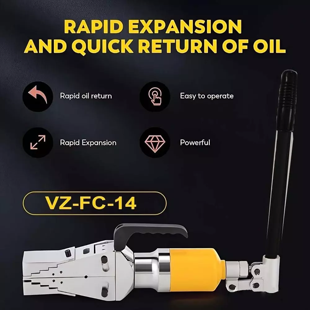 voltz-manual-hydraulic-flange-spreader-expander-splitter-with-14-ton-hydraulic-foce-and-81-mm-spreading-distance-vz-fc-14