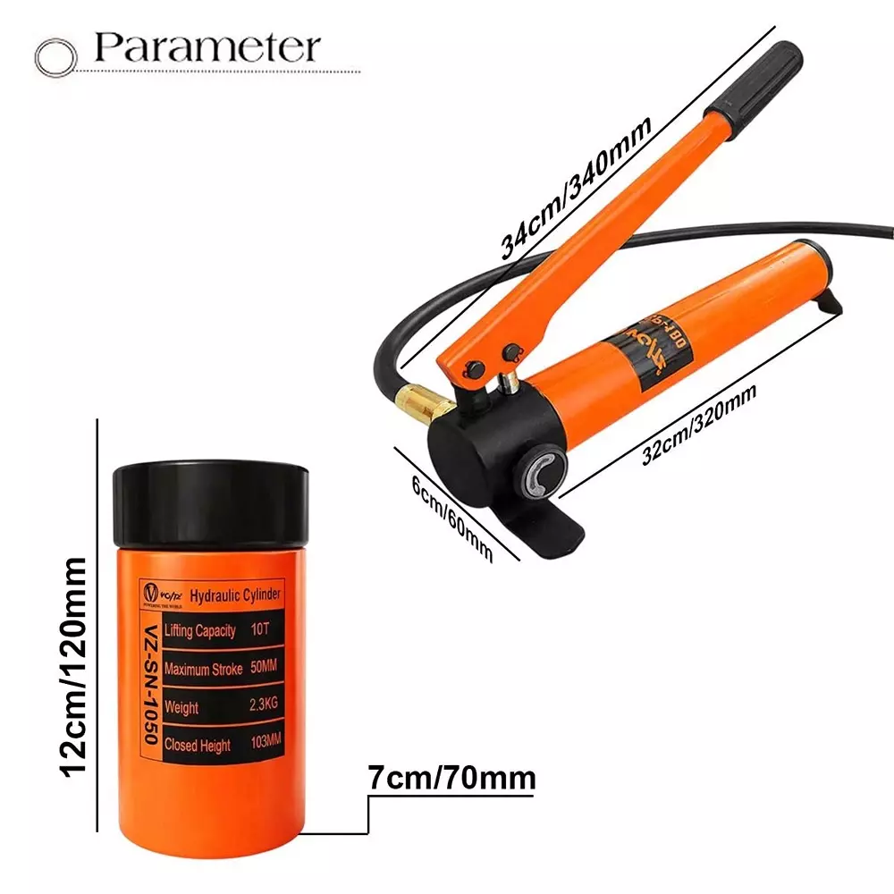 voltz-hydraulic-lifting-jack-with-cp-180-hydraulic-pump-single-acting-10-ton-lifting-capacity-and-50-mm-stroke-vz-sn-1050