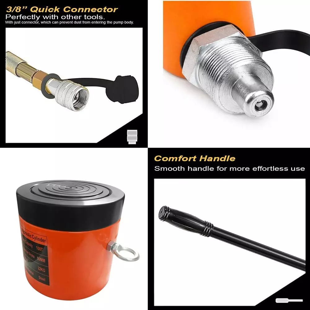 voltz-hydraulic-lifting-jack-with-cp-700a-hydraulic-pump-single-acting-100-ton-lifting-capacity-and-50-mm-stroke-vz-sn-10050