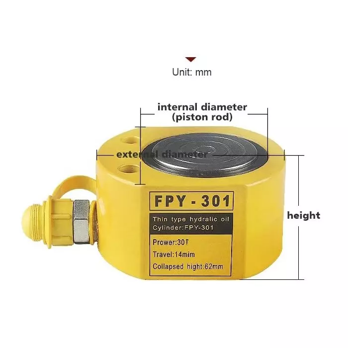nutronics-hydraulic-cylinder-jack-kit-with-hand-pump-alloy-steel-14-mm-yellow-30-ton-30000-kg-load-capacity-for-bridges-building-machinery-industries-use-fpy-30700