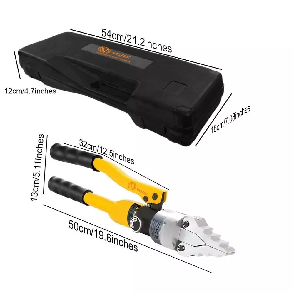 Voltz Manual Hydraulic Flange Spreader / Expander / Splitter with 14 Ton Hydraulic Foce and 55 mm Spreading Distance, VZ-FC-55