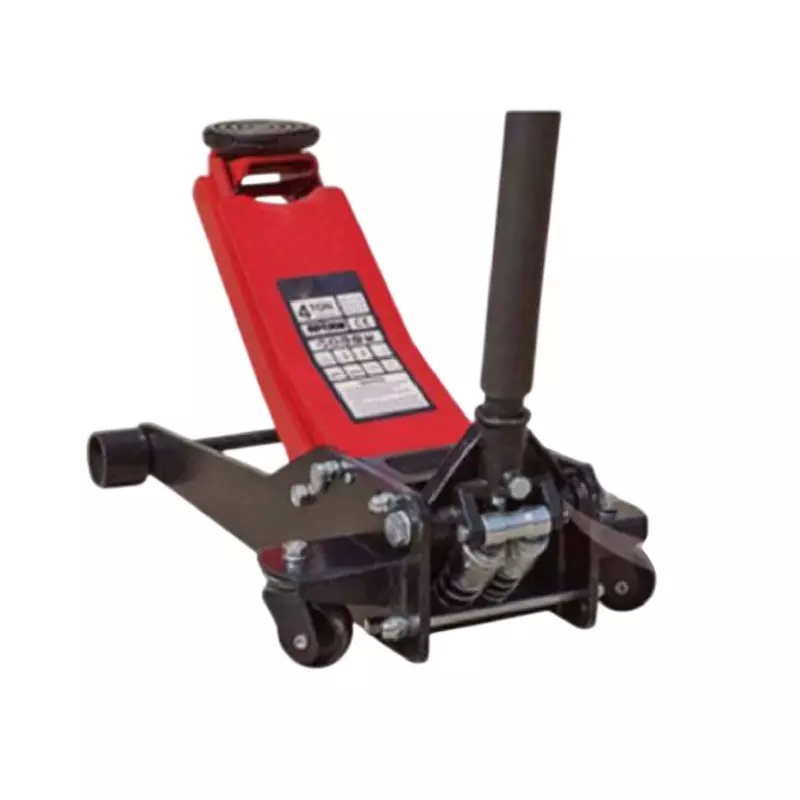 AGE-TECH Dual Pump Floor Jack 4 Ton Weight Capacity 85 -505 mm Lifting Range 80.5x38x21cm, SD1506