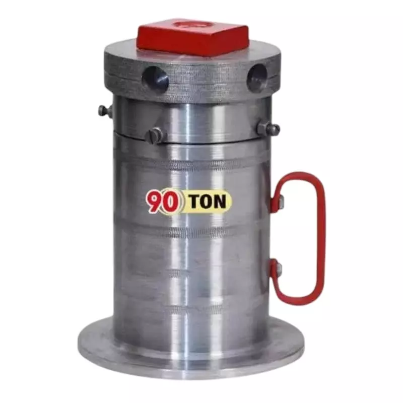 Imported 90 Ton Mechanical Screw Jack with Iron Body and 400 mm Maximum Lifting Height, HMS90
