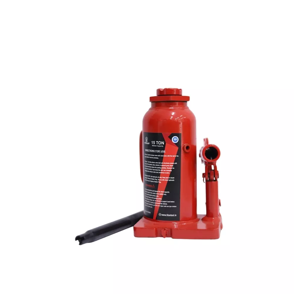 TITAN Hydraulic Bottle Jack 15 Ton (15000 Kg)