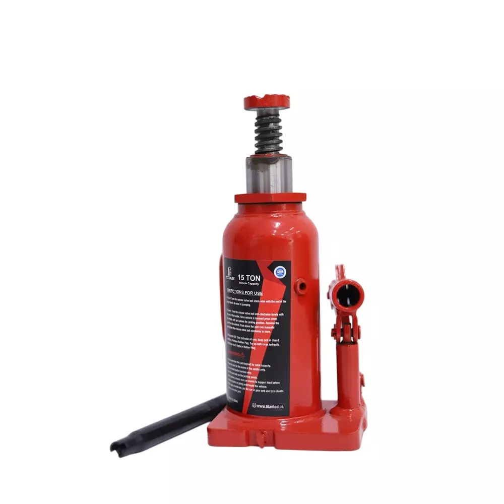 TITAN Hydraulic Bottle Jack 15 Ton (15000 Kg)