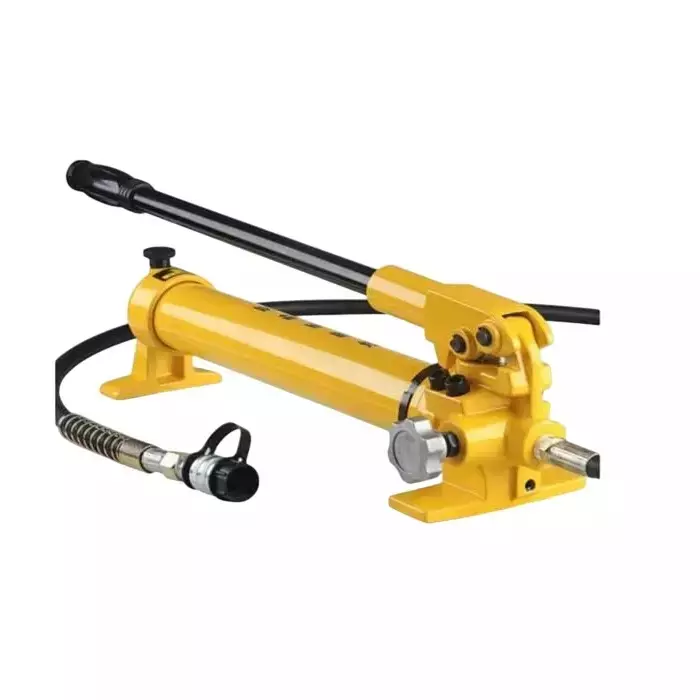 Hartley  Hydraulic Cylinder Jack with Hand Pump Single Acting Kit 30 Ton (30000 Kg) Load Capacity Metal  Yellow, RSC-3050+700