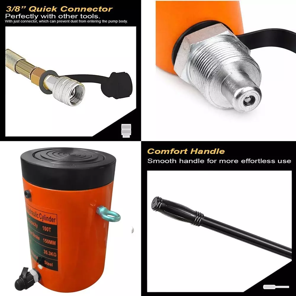 voltz-hydraulic-lifting-jack-with-cp-700a-hydraulic-pump-single-acting-100-ton-lifting-capacity-and-150-mm-stroke-vz-sn-100150