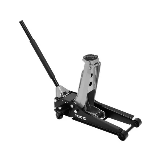 Yato Low Profile Dual Pump Floor Jack 2.5 Ton Load Capacity and 80-508 mm Lifting Height, YT-17207