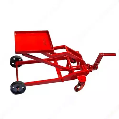 DRIGER Gear Box Trolley Jack 20 mm Mild Steel 2 Ton Load Capacity 785 mm Maximum Lifting Height, DGBJ20