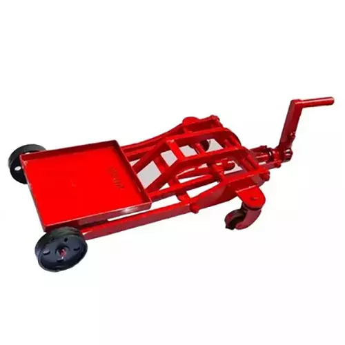 DRIGER Gear Box Trolley Jack 20 mm Mild Steel 2 Ton Load Capacity 785 mm Maximum Lifting Height, DGBJ20