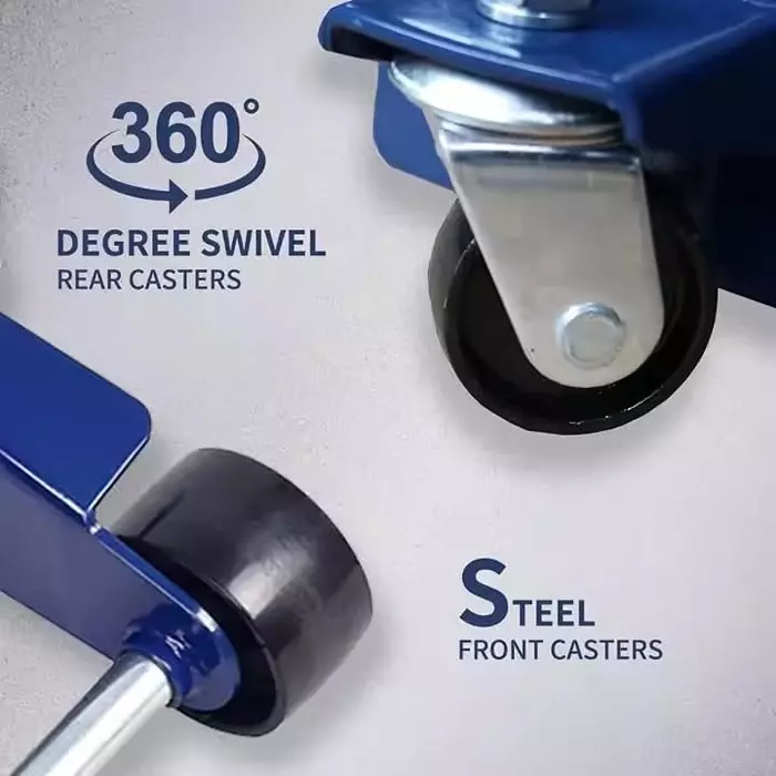 DRIGER Low Profile Hydraulic Floor Trolley Jack 5 Ton Load Capacity 510 mm Maximum Lifting Height with Double Piston, DDPJ5