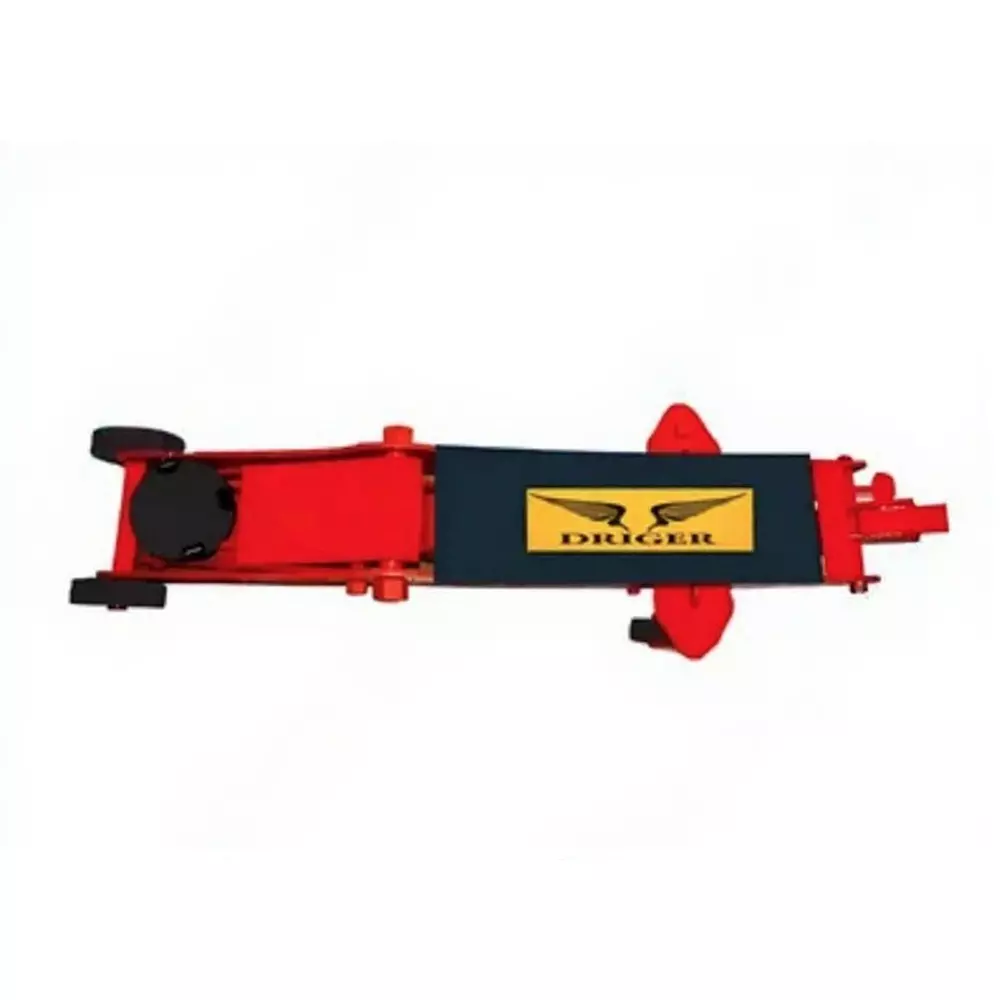 DRIGER Hydraulic Floor Trolley Jack 10 Ton 560 mm Maximum lifting Height with Operating Handle & Oil Seal Kit, DTJ10