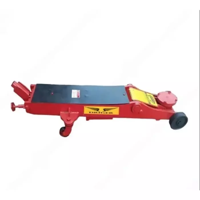 DRIGER Hydraulic Floor Trolley Jack 10 Ton 560 mm Maximum lifting Height with Operating Handle & Oil Seal Kit, DTJ10