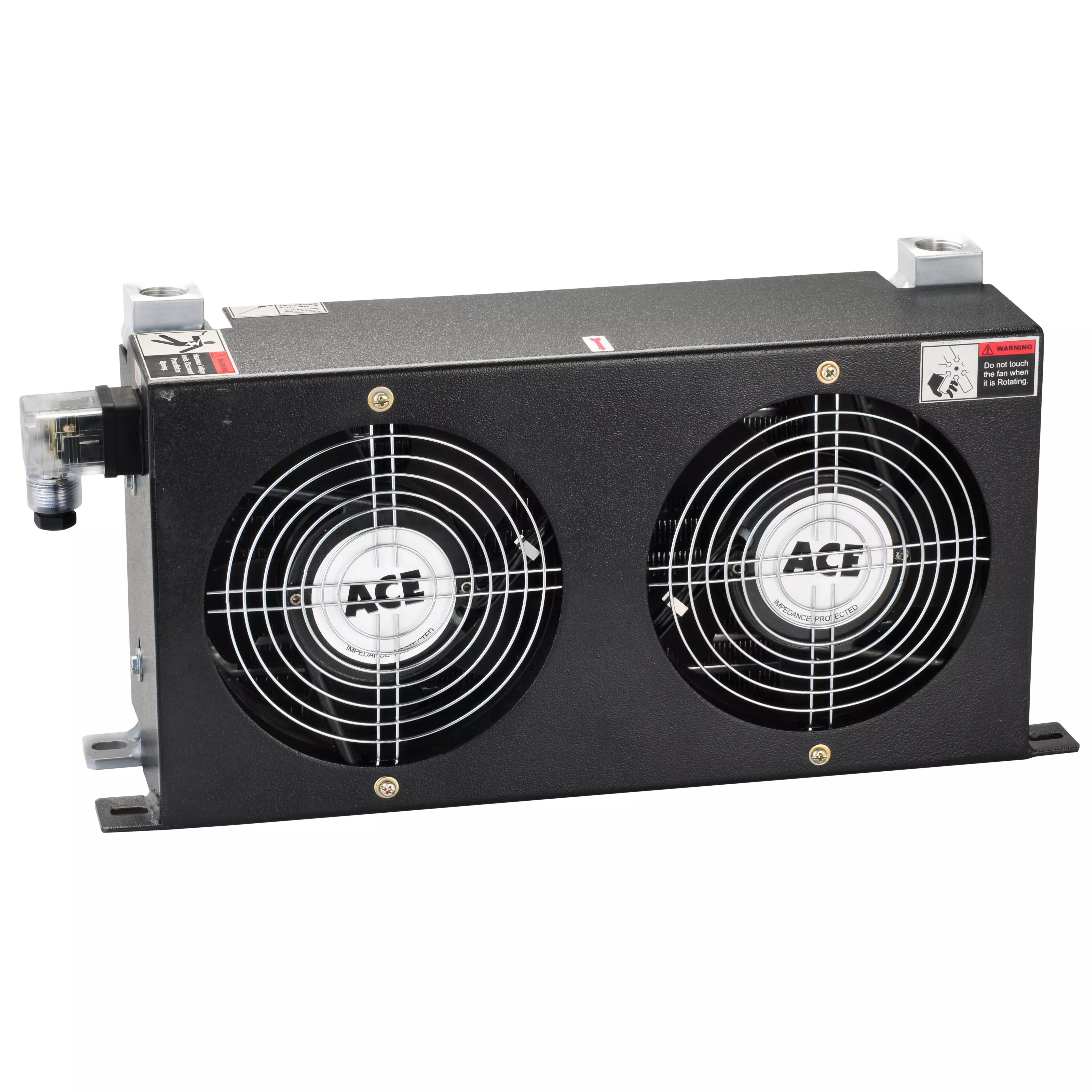 Coolace Air Cooled Oil Cooler 1-20 LPM Oil Flow Range 12 V DC Supply Voltage and 6 inch (150 mm) Fan Size, AW 0608L