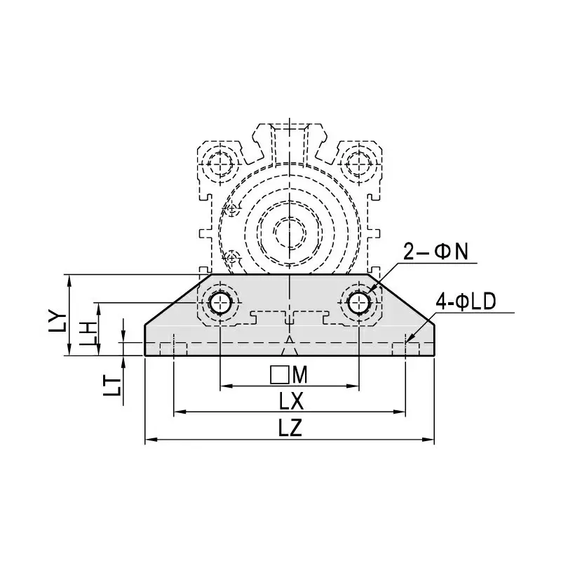 airtac-lb-type-mounting-accessory-50-mm-bore-diameter-metal-body-silver-color-for-acq-series-compact-cylinder