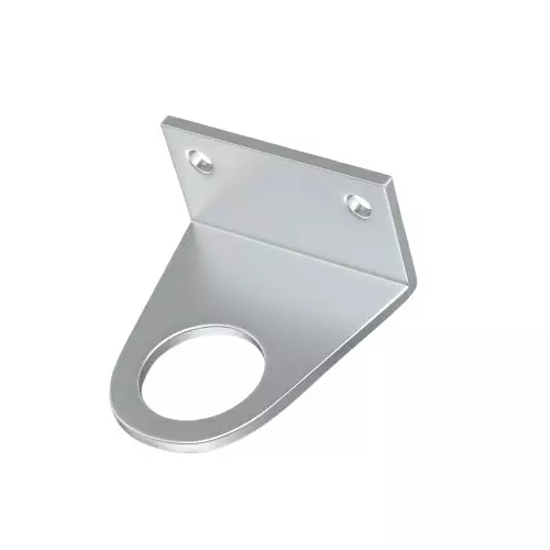 Airtac LB Type Mounting Accessory 8 mm Bore Diameter Metal Body Silver Color for MI Series Mini Cylinder (Stainless Steel) ISO 6432