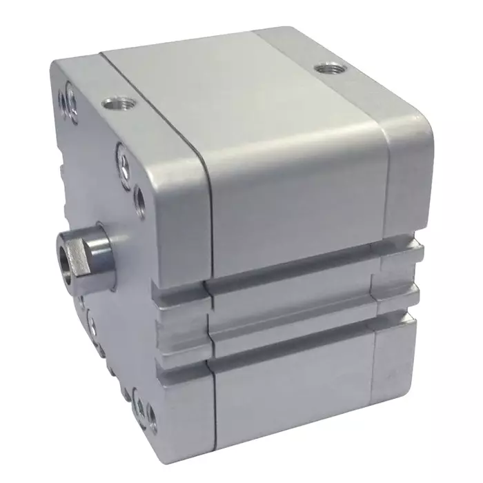 RS PRO Pneumatic Compact Cylinder - 32mm Bore, 100mm Stroke, Double Acting Model No 1761584