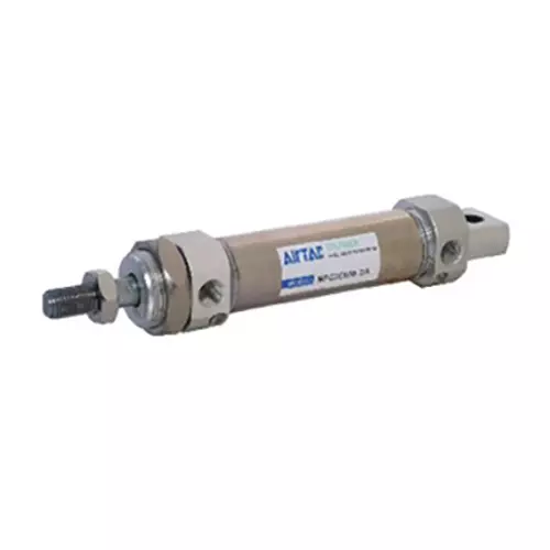 Airtac MFC Series Stainless Steel Pneumatic Mini Cylinder Double Acting With Cushion 25 mm Bore Dia. 125 mm Stroke Length
