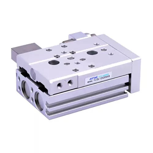 Airtac HLQ Series Precision Slide Cylinder Double Acting 12 mm Bore Dia. 100 mm Stroke Dia.