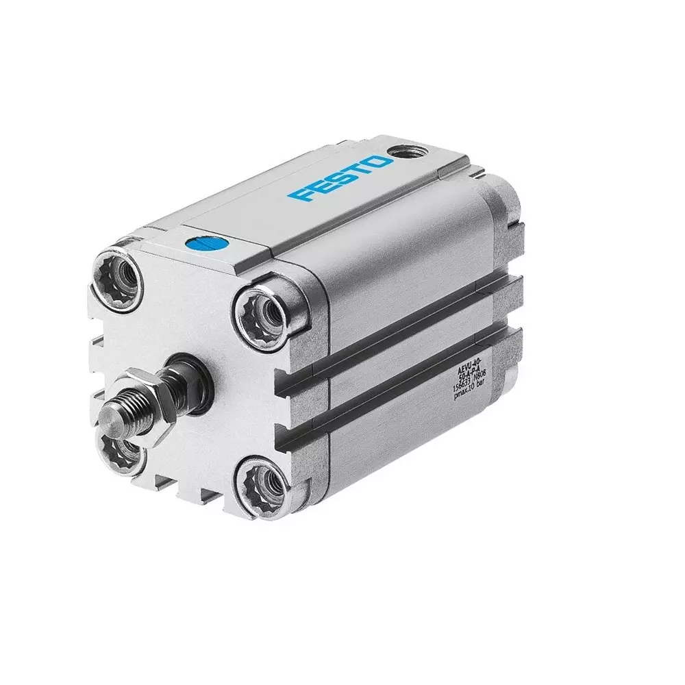 FESTO Compact Cylinder Piston Rod 0.06 Mpa - 1 Mpa Operating Pressure, 157011