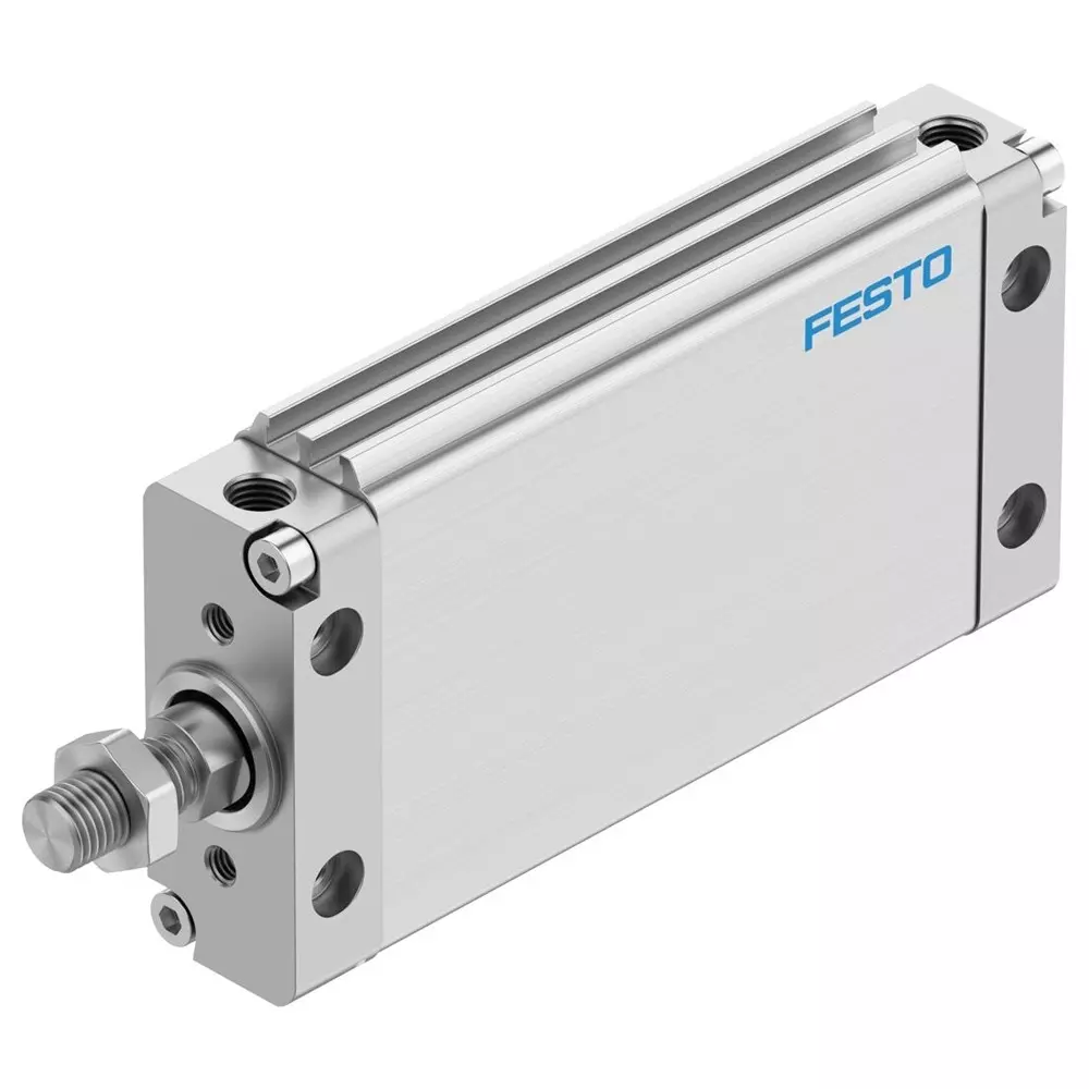FESTO Flat Cylinder Piston Rod 0.1 Mpa - 1 Mpa Operating Pressure, 161282
