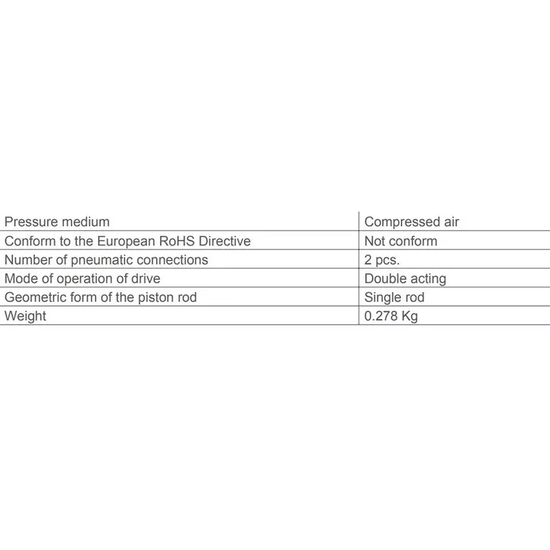 SMC Rc/M 25 mm Bore Size 45 mm Stroke Compact Cylinder, CDQ2B25-45DZ