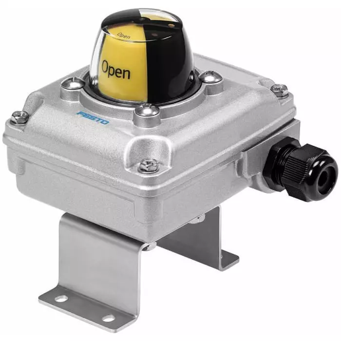 Festo Sensor Box Pneumatic Sensor, IP67, 0 - 250V, Electric Operation, SRBC, SRBC-CA3-YR90-MW-22A-1W-C2P20