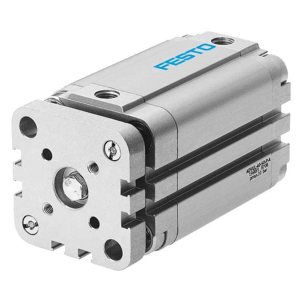 FESTO Compact Cylinder Piston Rod 0.1 Mpa - 1 Mpa Operating Pressure, 156893