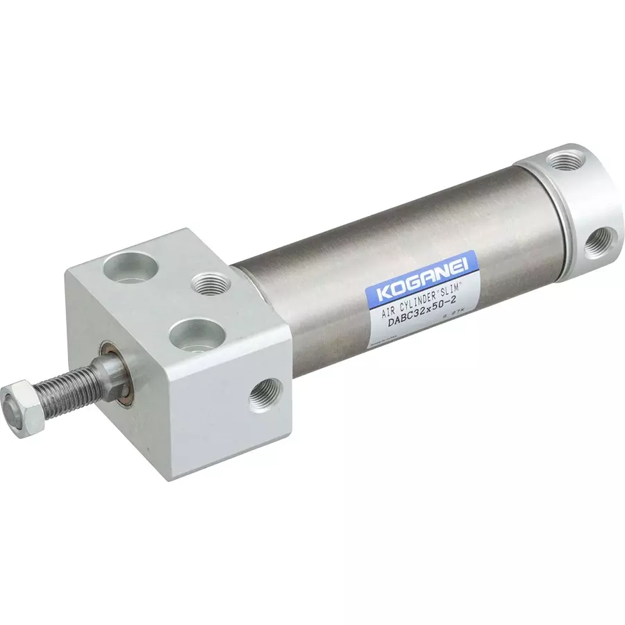KOGANEI 50 mm Stroke Slim Cylinder Block Double Acting 32 mm Diameter, DABC32X50-4-CS3MA2