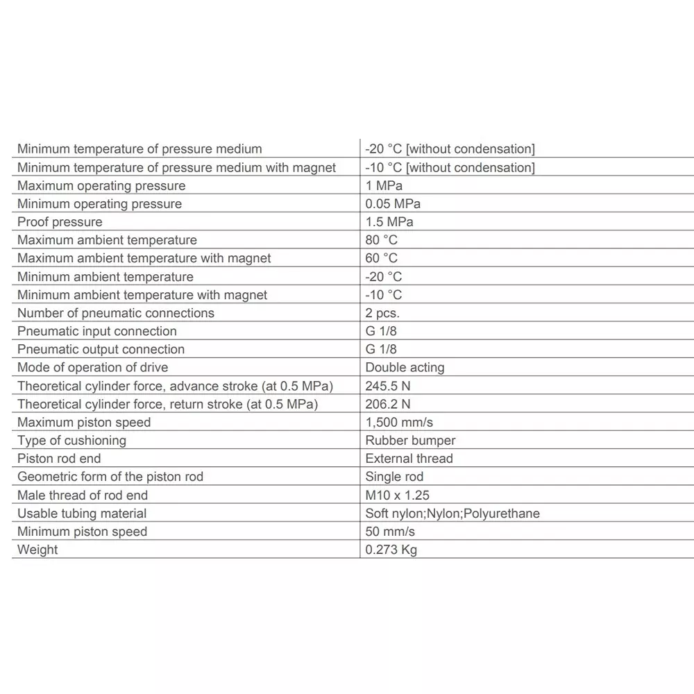 SMC C85 25 mm Double Acting Air Cylinder, CD85N25-30-B