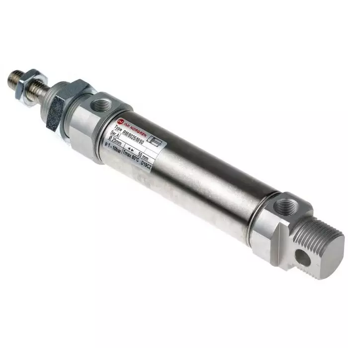 Norgren Pneumatic Piston Rod Cylinder Roundline Cylinder-25 mm Bore 25 Stroke RM/8000/M Series Double Acting, RM/8025/M/25