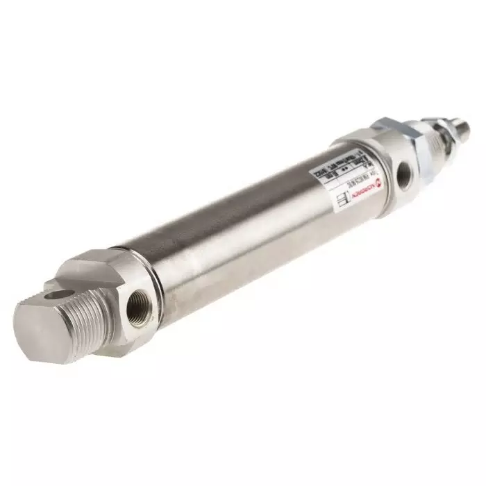 Norgren Pneumatic Piston Rod Cylinder Roundline Cylinder-25 mm Bore 80 Stroke RM/8000/M Series Double Acting, RM/8025/M/80