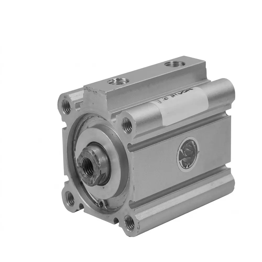 Spac SQ2 Short Stroke Cylinder Non Magnetic Silver 32 mm Diameter 90 Stroke for Industrial Use