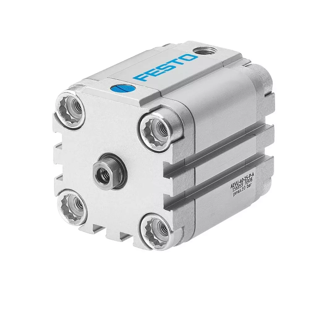 FESTO Compact Cylinder Piston Rod 0.06 Mpa - 1 Mpa Operating Pressure, 156965