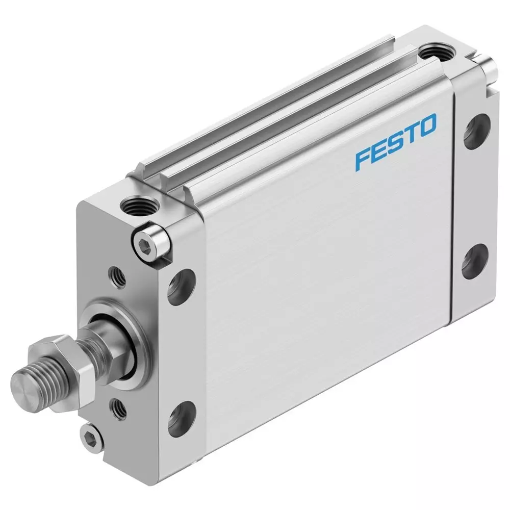 FESTO Flat Cylinder Piston Rod 0.1 Mpa - 1 Mpa Operating Pressure, 161281
