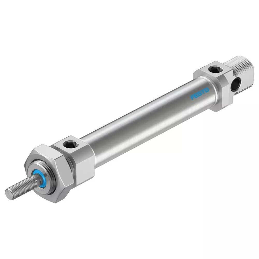 FESTO ISO Cylinder Piston Rod Barrel Design 0.1 Mpa - 1 Mpa Operating Pressure, 19211