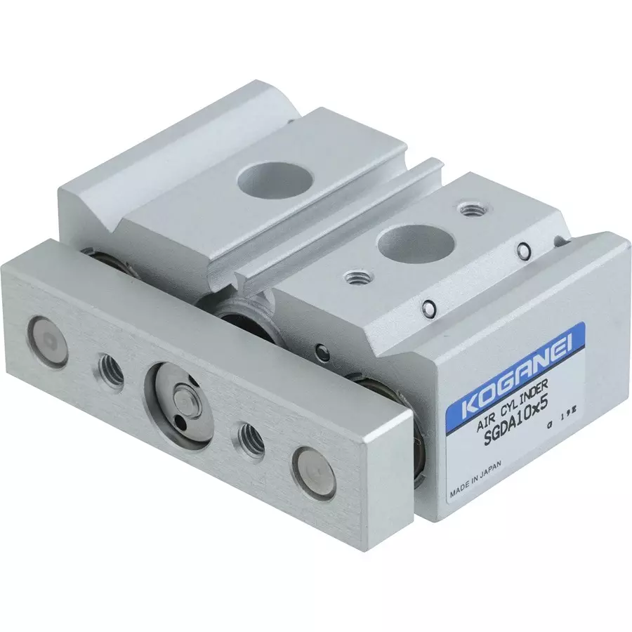 KOGANEI 20 mm Stroke Jig Cylinder with Guide Double Acting 10 mm Cylinder Diameter, SGDA10X20-R-ZE135A2