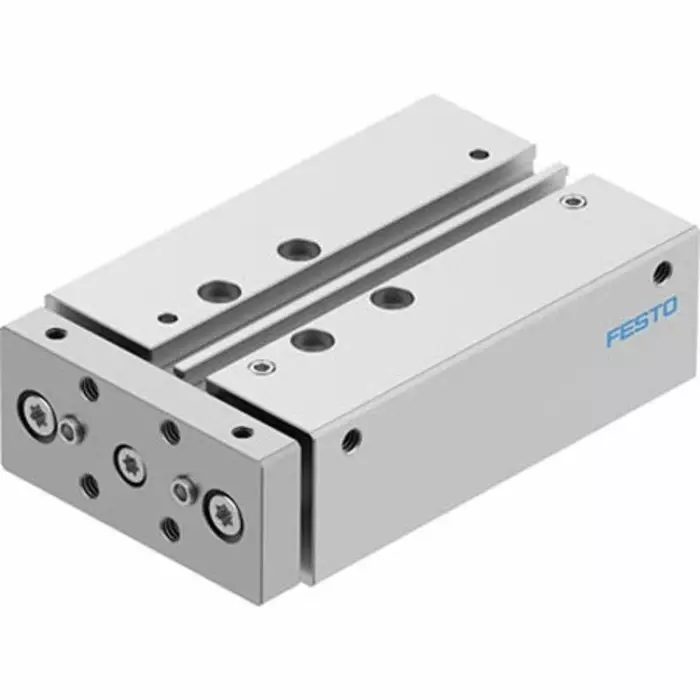 Festo Pneumatic Guided Cylinder DFM 40 mm Stroke, 16 mm, DFM-16-40-B-PPV-A-GF