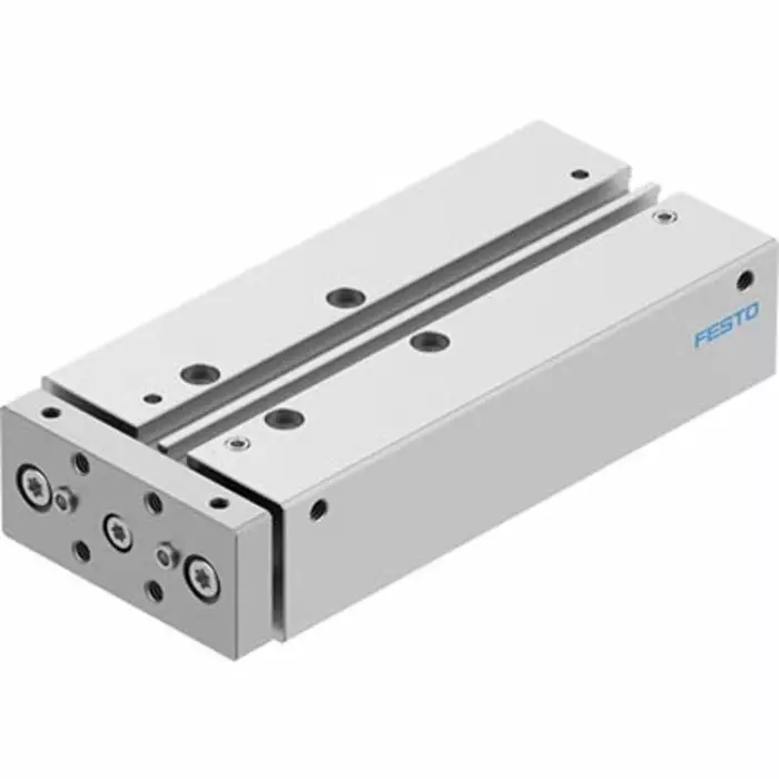 Festo Pneumatic Guided Cylinder DFM 80 mm Stroke, 16 mm, DFM-16-80-B-PPV-A-GF